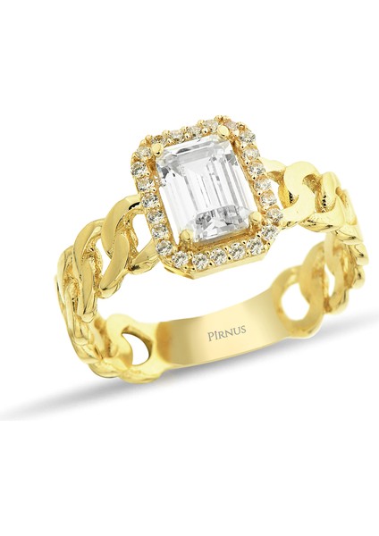 - Yüzük - 14 Ayar Altın - Gramı : 3.03