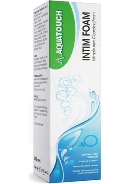 Aqua Touch Intim Foam Genital Bölge Yıkama Köpüğü 200 ml