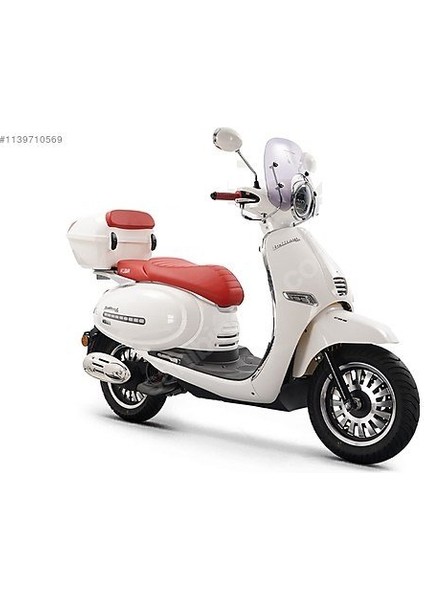 Kuba Brilliant 125-150-50 cc Scooter Ayna Takımı Beyaz (10 mm Düz Diş) -Arasmoto fiyatları