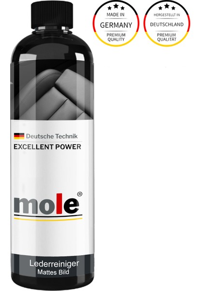 Deri Döşeme Temizleyici 500ML (Mat Görünüm) Leather Cleaner (Matte Look)