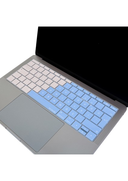 Laptop Macbook Pro Klavye Kılıfı Türkçe Q Baskılı A1534 A1708 ile Uyumlu R.Powder fırsatları