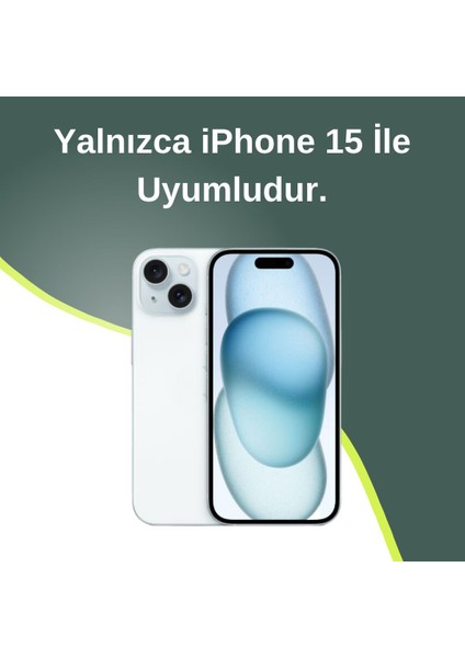 Paladyum Case Apple iPhone 15 Uyumlu Lux Işıltılı Inci Charmlı Bulutlu Kılıf