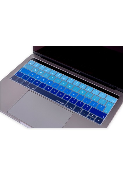 Macbook Pro Klavye Koruyucu UK(EU) İngilizce Baskı A1706 1989 2159 A1707 1990 Uyumlu Ombre