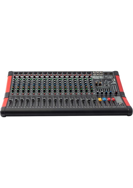 MV-P1600 16 Kanal USB Bluetooth Destekli Deck Mixer Mikrofon Aux Girişli LCD Ekran