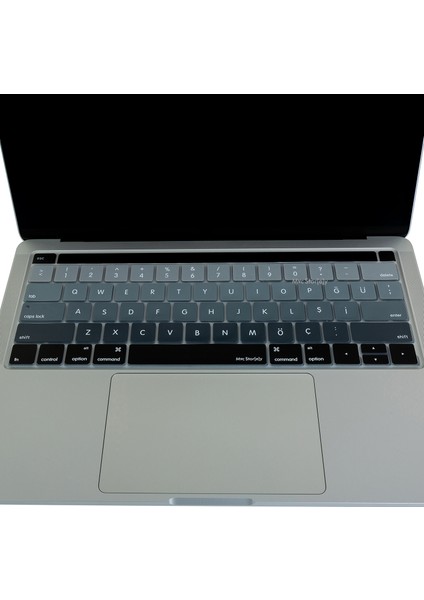 Macbook Pro Klavye Koruyucu US-TR Baskı A1706 A1989 A2159 A1707 A1990 Uyumlu Ombre