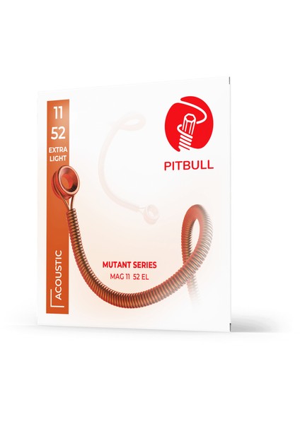 Pitbull Strings Mutant Seri Coated Kararmaya Karşı Dayanıklı Akustik Gitar Teli Takım Mag