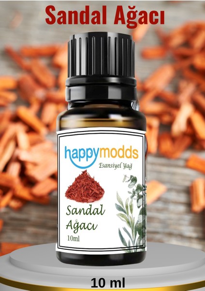 Sandal Ağacı Aromaterapi Uçucu Yağ Esansiyel Buhurdanlık Yağı 10 ml