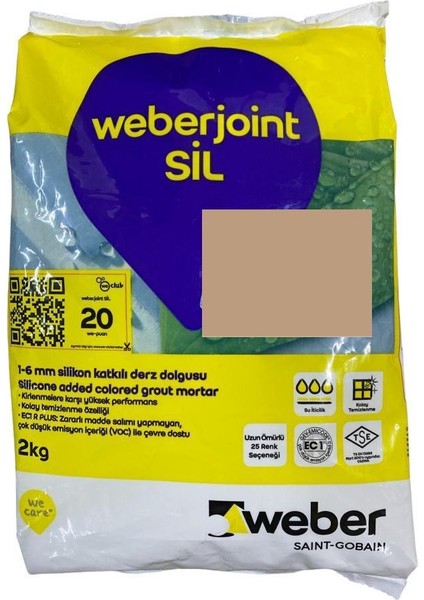 Weber Joint Sil 414 Granit Gri Derz Dolgu 2 kg