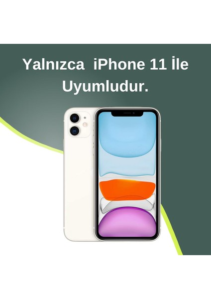 Paladyum Case Apple iPhone 11 Uyumlu Lux Işıltılı Inci Charmlı Kalpli Kılıf