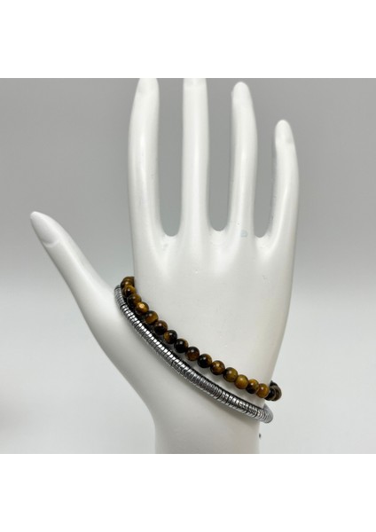 Kaplan Gözü ve Hematit Bileklik modelleri