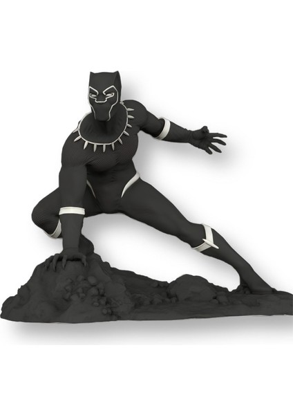 Black Panther Boyalı Figürü 15 cm