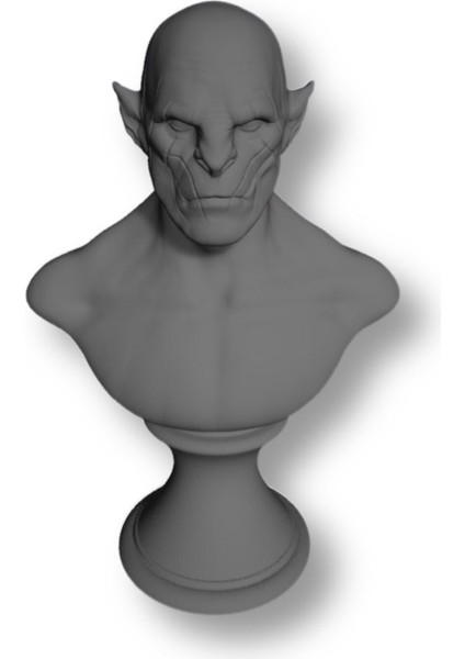 Hobbit Kirletici Azog Büst 20 cm