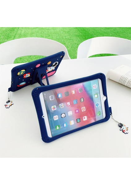 Apple Ipad Air 4 ve Air 5 10.9 Inç Case Kickstand Silikon Pc Astronot Tasarım Tablet Kapağı Kılıfı