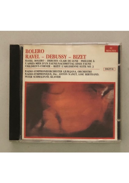 Bolero Ravel-Debussy-Bizet Cd (Orjinal 1988 Dönem Baskı)