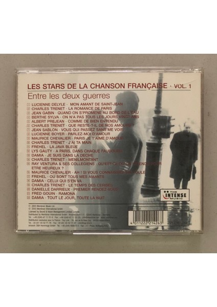 Les Stars De La Chanson Française Vol. 1 (Entre Les Deux Guerres) Cd (Orjinal Dönem Baskı)