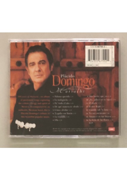 Placido Domingo 100 Years Of Mariachi Cd (Orjinal 1999 Dönem Baskı)
