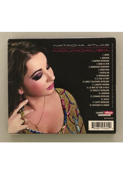 Natacha Atlas Mounqaliba In A State Of Reversal Cd (Orjinal 2010 Dönem Baskı)