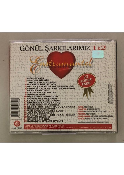 Gönül Şarkılarımız 1&2 Cd (Orjinal Dönem Baskı)