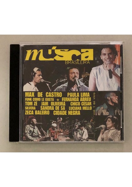 Musica Brasileira Vol. 1 Ao Vivo CD (Orjinal 2003 Dönem Baskı)
