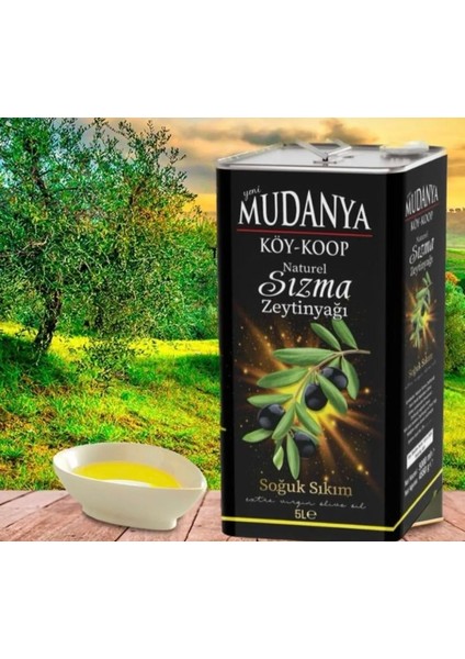 Koopetatif Soğuk Sıkım Zeytin Yağı 5 Lt