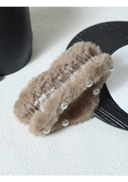 Büyük Boy Inci Peluş Mandal Toka 13 cm fırsatları