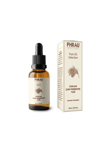 %100 Saf ve Doğal Çam Terebentin Uçucu Yağı 20 ml