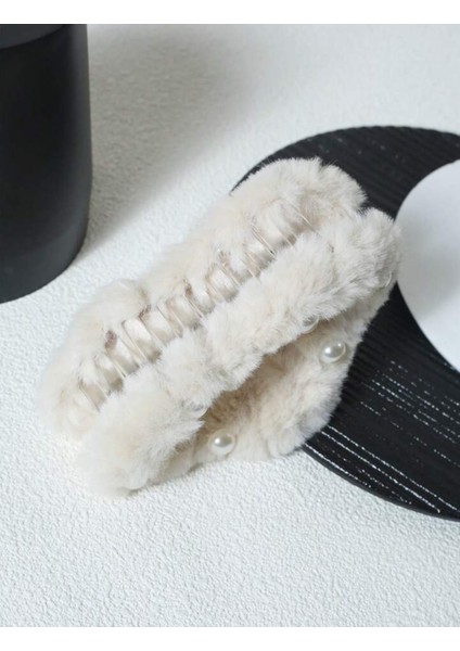 Büyük Boy Inci Peluş Mandal Toka 13 cm modelleri