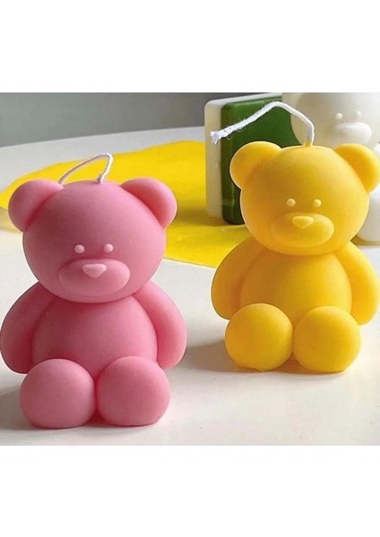 Minik Ayıcık Mum Silikon Kalıbı (5 Adet) fiyatları