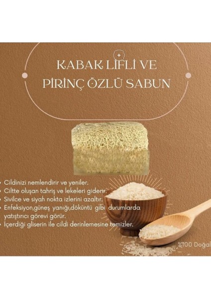 Doğal Kabak Lifli Keçi Sütlü Sabun 130 gr fiyatları