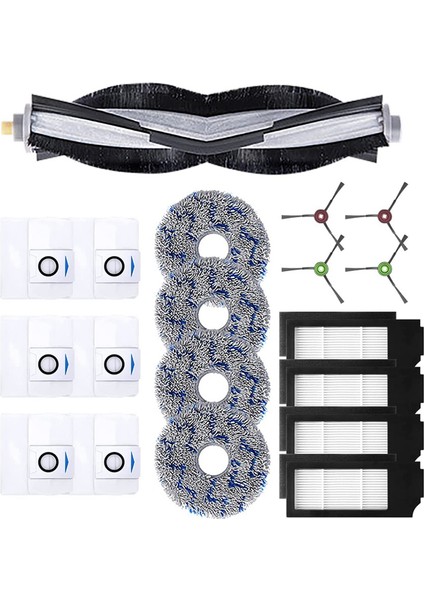 X1 Omni Turbo Vakum Robotu Için Aksesuarlar Yedek Parça Ana Fırça Rulo Yan Fırça Filtre Paspas Pedleri Toz Torbası (Yurt Dışından) fiyatları