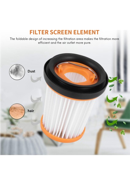 Ion W1 S87 Akülü El Süpürgesi WV200, WV201, WV205, WV220 Için 8 Paket Yedek Kumaş Vakum Filtresi. (Yurt Dışından) modelleri