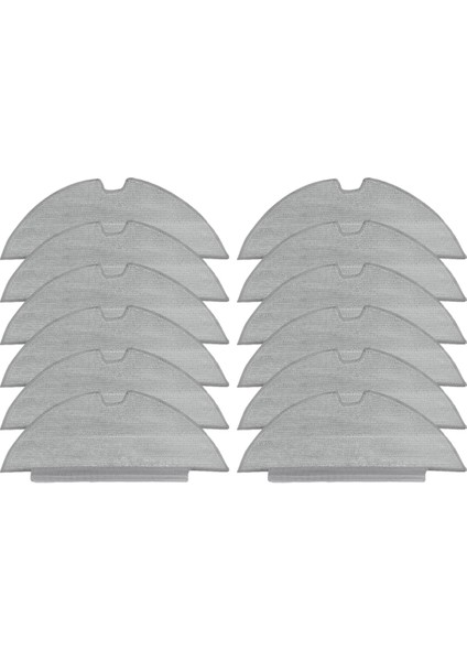 12 Adet Robovac L35 Hibrit +/LR30 Hibrit + Paspas Bezleri Bez Robot Süpürgeler Yedek Yedek Parça Aksesuarı (Yurt Dışından)