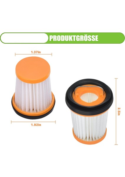 6 Adet Vakum Filtresi Ion W1 Akülü El Vakum Filtreleri Wandvac WV200 WV201 WV220, Parça XHFWV200 (Yurt Dışından) fiyatları