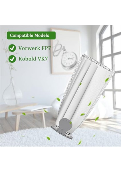 Vorwerk Kobold Fp7 Vk7 Eb7 Büyük Kapasiteli Elektrikli Süpürge Torbası Aksesuarları Için Toz Torbaları (Yurt Dışından) fiyatları
