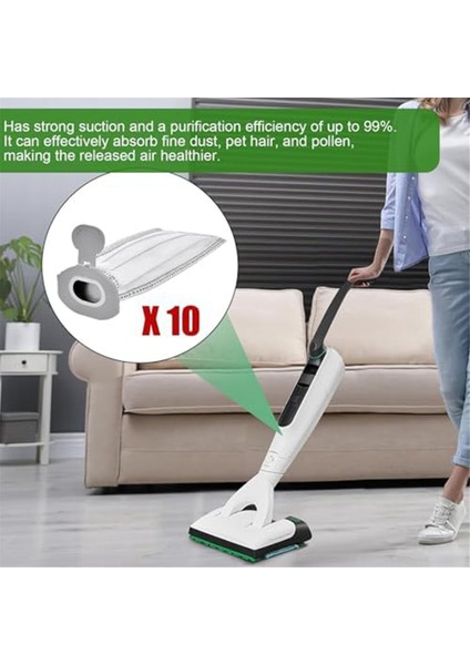 Vorwerk Kobold Fp7 Vk7 Eb7 Büyük Kapasiteli Elektrikli Süpürge Torbası Aksesuarları Için Toz Torbaları (Yurt Dışından) fırsatları