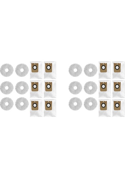 2x Yedek Toz Torbası Paspas Bezi Xiaomi Dreame Bot L10S ULTRA/S10/S10 Pro Robotlu Süpürge Aksesuarları (Yurt Dışından)