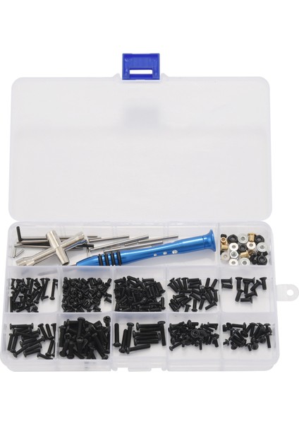 M2 M2.5 M3 Vida Bağlantı Elemanı Kiti Kol Altıgen Anahtar Salıncak Kolu Pin Vidaları 144001 1/14 Rc Araba Yedek Parçaları (Yurt Dışından)