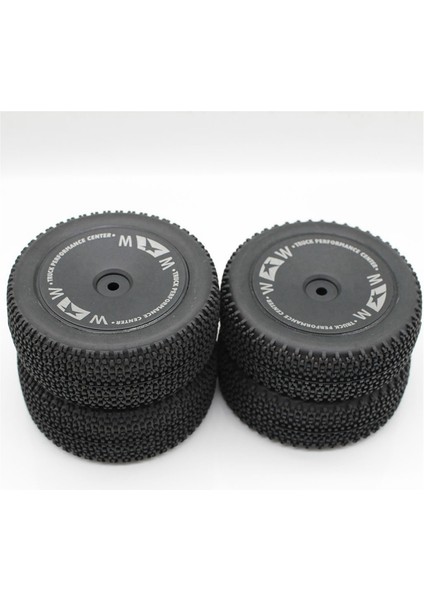 Yedek 2 Adet Ön + 2 Adet Arka Tekerlek Lastiği Lastik Rc Parçaları 144011 1/14 Rc Araba Için Uyumlu (Yurt Dışından)