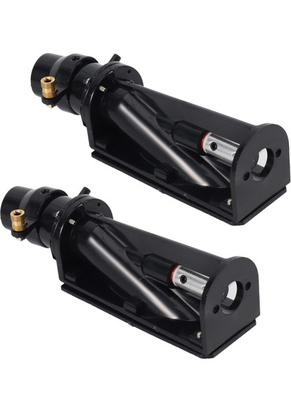 2x Sprey Su Pervanesi Rc Balıkçı Teknesi Jet Pompası Dıy Oyuncak Pervaneler Kaplin Mili 16MM-SIYAH (Yurt Dışından)