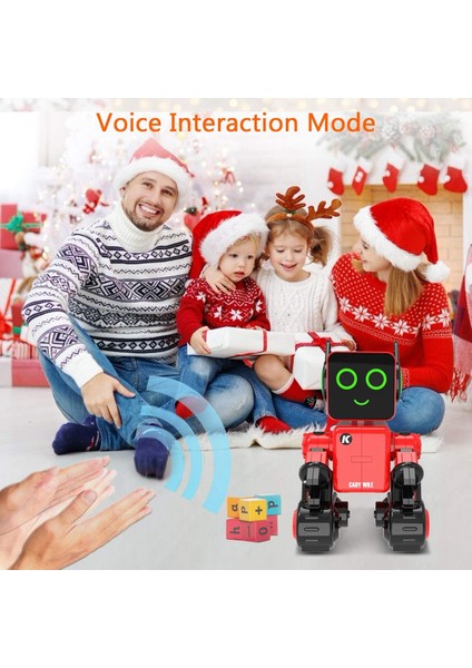 Jjrc Robot Oyuncak Robot Oyuncak Çocuklar Için Akıllı Interaktif Uzaktan Kumandalı Robot Hareket Algılama Çocuklarla Oynamak Hediye Kırmızı (Yurt Dışından)