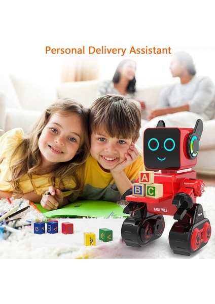 Jjrc Robot Oyuncak Robot Oyuncak Çocuklar Için Akıllı Interaktif Uzaktan Kumandalı Robot Hareket Algılama Çocuklarla Oynamak Hediye Kırmızı (Yurt Dışından)