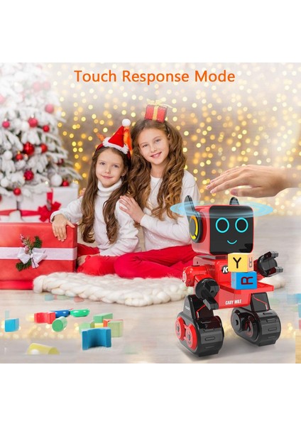 Jjrc Robot Oyuncak Robot Oyuncak Çocuklar Için Akıllı Interaktif Uzaktan Kumandalı Robot Hareket Algılama Çocuklarla Oynamak Hediye Kırmızı (Yurt Dışından)