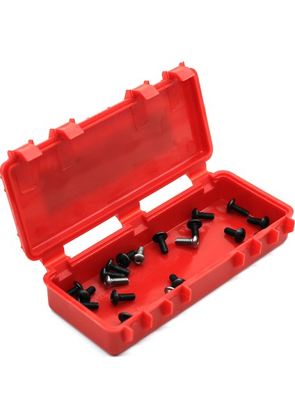3 Adet Plastik Rc Araba Saklama Kutusu Dekorasyon Aracı Trx4 Eksenel SCX10 90046 D90 1/10 Rc Paletli Aksesuarları Turuncu (Yurt Dışından)