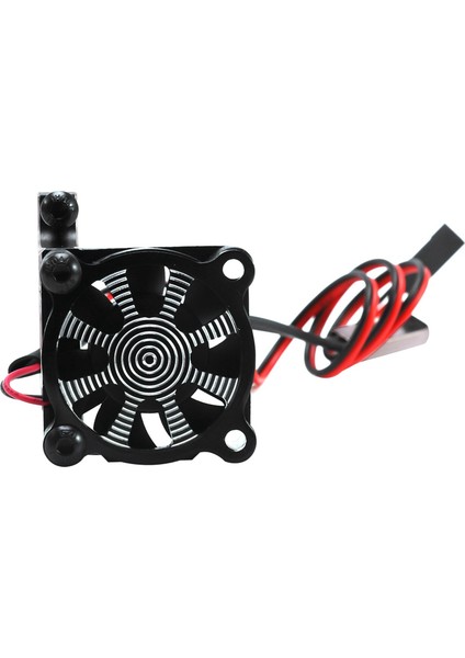 2x Rc Araba Için 3650 3660 550 540 Motor Soğutucu Soğutma Fanı Termal Sensör ile Cnc Alüminyum Alaşımlı Kelepçe Soğutucu, Siyah (Yurt Dışından)