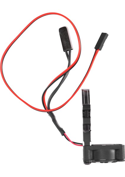 2x Rc Araba Için 3650 3660 550 540 Motor Soğutucu Soğutma Fanı Termal Sensör ile Cnc Alüminyum Alaşımlı Kelepçe Soğutucu, Siyah (Yurt Dışından)
