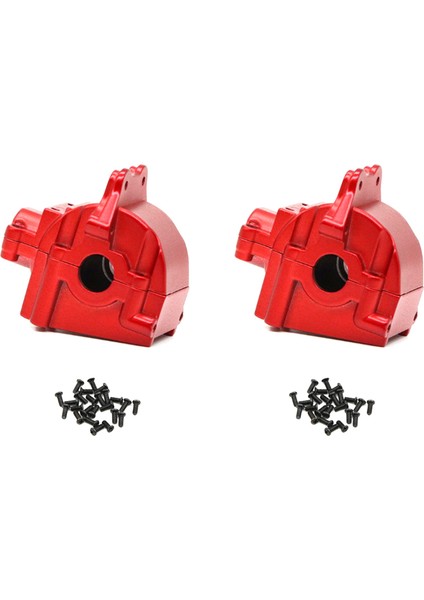 2x Metal Dalga Kutusu Kabuk Kapağı Diferansiyel Konut 144001-1254 144001 1/14 Rc Araba Parçaları, Kırmızı (Yurt Dışından)