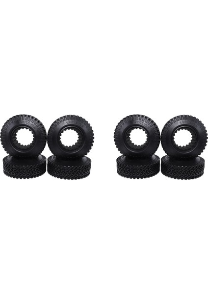 Adet Rc 1:10 Paletli Beadlock Tekerlekler Lastik 1.9 Inç Lastik 98MM Lastik Rc Araba Kamyon Eksenel SCX10 (Yurt Dışından)