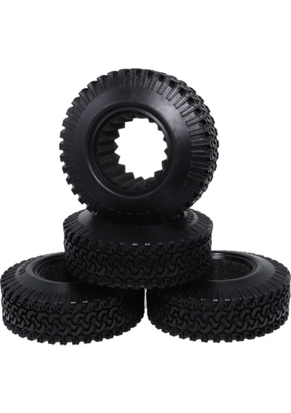 Adet Rc 1:10 Paletli Beadlock Tekerlekler Lastik 1.9 Inç Lastik 98MM Lastik Rc Araba Kamyon Eksenel SCX10 (Yurt Dışından)