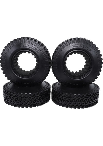 Adet Rc 1:10 Paletli Beadlock Tekerlekler Lastik 1.9 Inç Lastik 98MM Lastik Rc Araba Kamyon Eksenel SCX10 (Yurt Dışından)