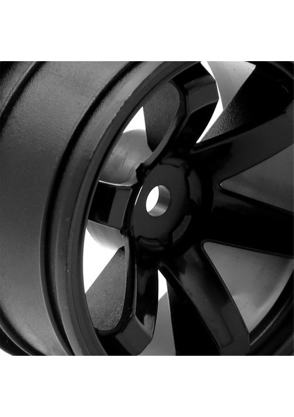 4 Adet 1/10 On-Road Drift Araba 52X26MM Tekerlek Göbeği 1.9 Inç Tırmanma Araba Jantı TT02, Siyah (Yurt Dışından)